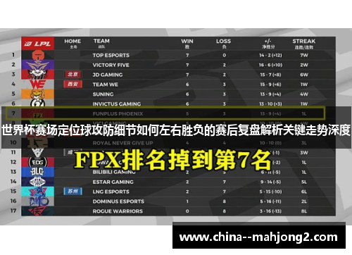 世界杯赛场定位球攻防细节如何左右胜负的赛后复盘解析关键走势深度